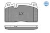 SET PLACUTE FRANA MEYLE 025 256 4317 - Compatibil cu AUDI, PORSCHE