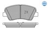 Set placute frana Meyle 025 256 9218