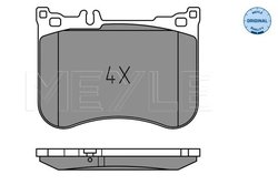 Set placute frana Meyle 025 257 0617