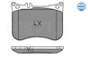 Set placute frana Meyle 025 257 0617