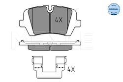 Set placute frana Meyle 025 257 2016