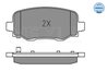 SET PLACUTE FRANA MEYLE 025 257 3418 - Compatibil cu JEEP