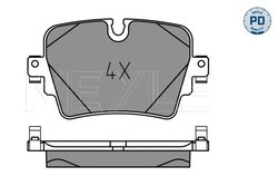 Set placute frana Meyle 025 257 4217/PD
