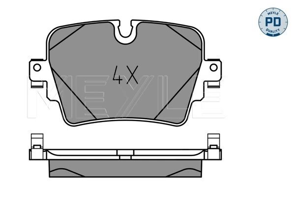 Set placute frana Meyle 025 257 4217/PD
