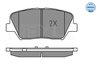 SET PLACUTE FRANA MEYLE 025 257 5717 - Compatibil cu HYUNDAI, KIA