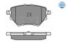 SET PLACUTE FRANA MEYLE 025 258 3917 - Compatibil cu CITROEN, DS, FIAT, JEEP, OPEL, PEUGEOT, TOYOTA, VAUXHALL
