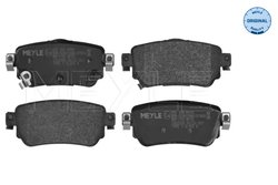 SET PLACUTE FRANA MEYLE 025 259 6515 - Compatibil cu NISSAN, RENAULT