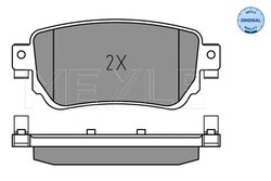 Set placute frana Meyle 025 259 6515