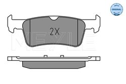 SET PLACUTE FRANA MEYLE 025 259 6816 - Compatibil cu PEUGEOT