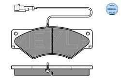 SET PLACUTE FRANA MEYLE 025 291 0720/W - Compatibil cu IVECO
