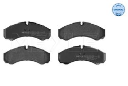 SET PLACUTE FRANA MEYLE 025 291 2120 - Compatibil cu IVECO, NISSAN, RENAULT TRUCKS