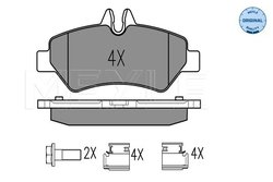 Set placute frana Meyle 025 291 9019