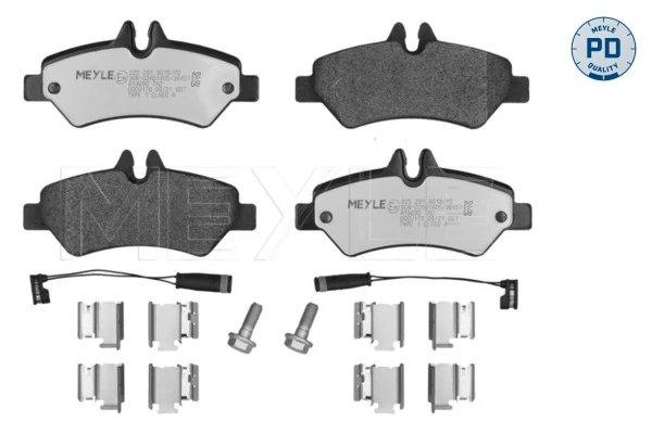SET PLACUTE FRANA MEYLE 025 291 9019/PD - Compatibil cu MERCEDES-BENZ, VW