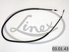 Cablu frana de mana Linex 03.01.43