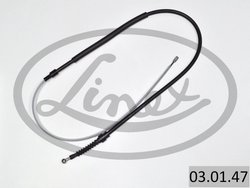 CABLU FRANA DE MANA LINEX 03.01.47 - Compatibil cu AUDI, SEAT, SKODA, VW