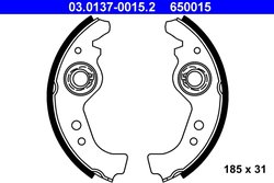 Set saboti frana ATE 03.0137-0015.2