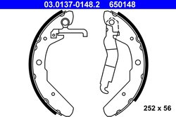 Set saboti frana ATE 03.0137-0148.2