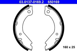 Set saboti frana ATE 03.0137-0169.2