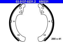 Set saboti frana ATE 03.0137-0231.2