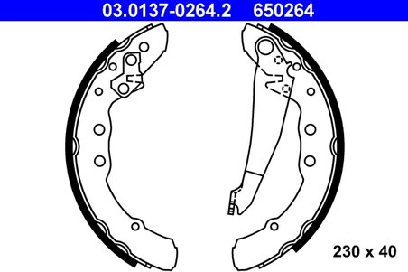 Set saboti frana ATE 03.0137-0264.2