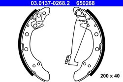 Set saboti frana ATE 03.0137-0268.2