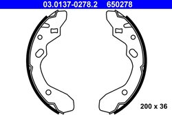 Set saboti frana ATE 03.0137-0278.2