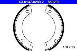 SET SABOTI FRANA ATE 03.0137-0299.2 - Compatibil cu VOLVO