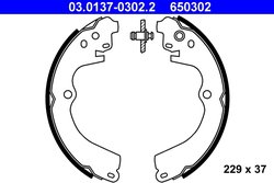 SET SABOTI FRANA ATE 03.0137-0302.2 - Compatibil cu SUBARU