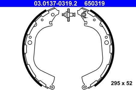 Set saboti frana ATE 03.0137-0319.2