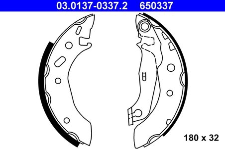 Set saboti frana ATE 03.0137-0337.2