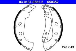 Set saboti frana ATE 03.0137-0352.2