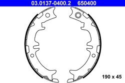 Set saboti frana ATE 03.0137-0400.2