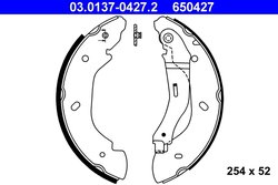 Set saboti frana ATE 03.0137-0427.2