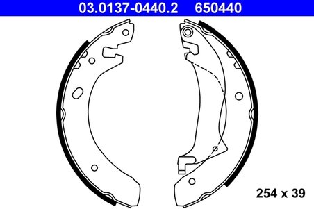 Set saboti frana ATE 03.0137-0440.2