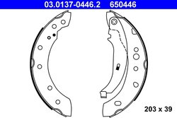 Set saboti frana ATE 03.0137-0446.2