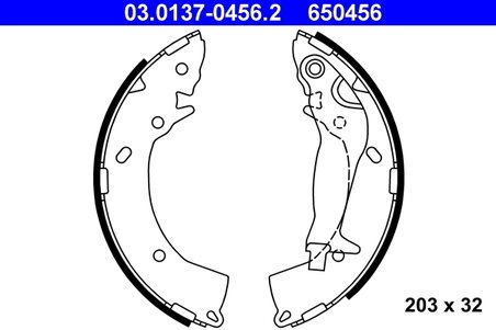 Set saboti frana ATE 03.0137-0456.2