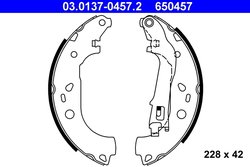 Set saboti frana ATE 03.0137-0457.2