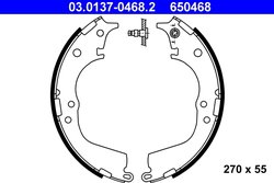 Set saboti frana ATE 03.0137-0468.2