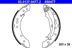 Set saboti frana ATE 03.0137-0477.2