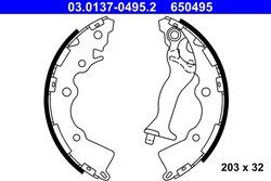 Set saboti frana ATE 03.0137-0495.2