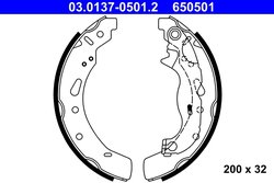 Set saboti frana ATE 03.0137-0501.2