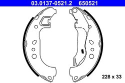 Set saboti frana ATE 03.0137-0521.2