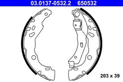 Set saboti frana ATE 03.0137-0532.2