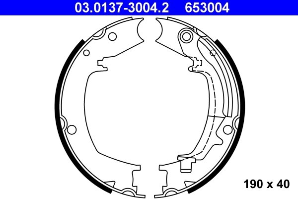Set saboti frana ATE 03.0137-3004.2