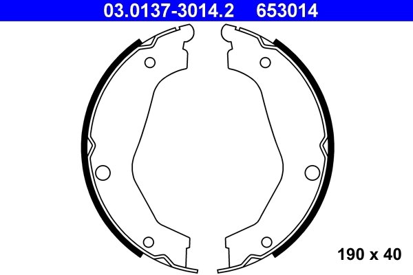 Set saboti frana ATE 03.0137-3014.2