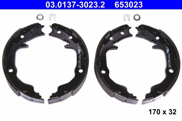 SET SABOTI FRANA ATE 03.0137-3023.2 - Compatibil cu CHRYSLER, CITROEN, JEEP, LANCIA, MITSUBISHI, PEUGEOT