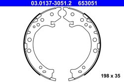 Set saboti frana ATE 03.0137-3051.2