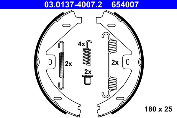 Set saboti frana ATE 03.0137-4007.2