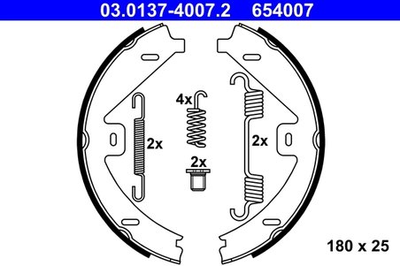 Set saboti frana ATE 03.0137-4007.2