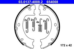 Set saboti frana ATE 03.0137-4008.2